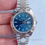AR Factory V3 Version Rolex Datejust 41 Blue Dial Jubilee Replica Watch
